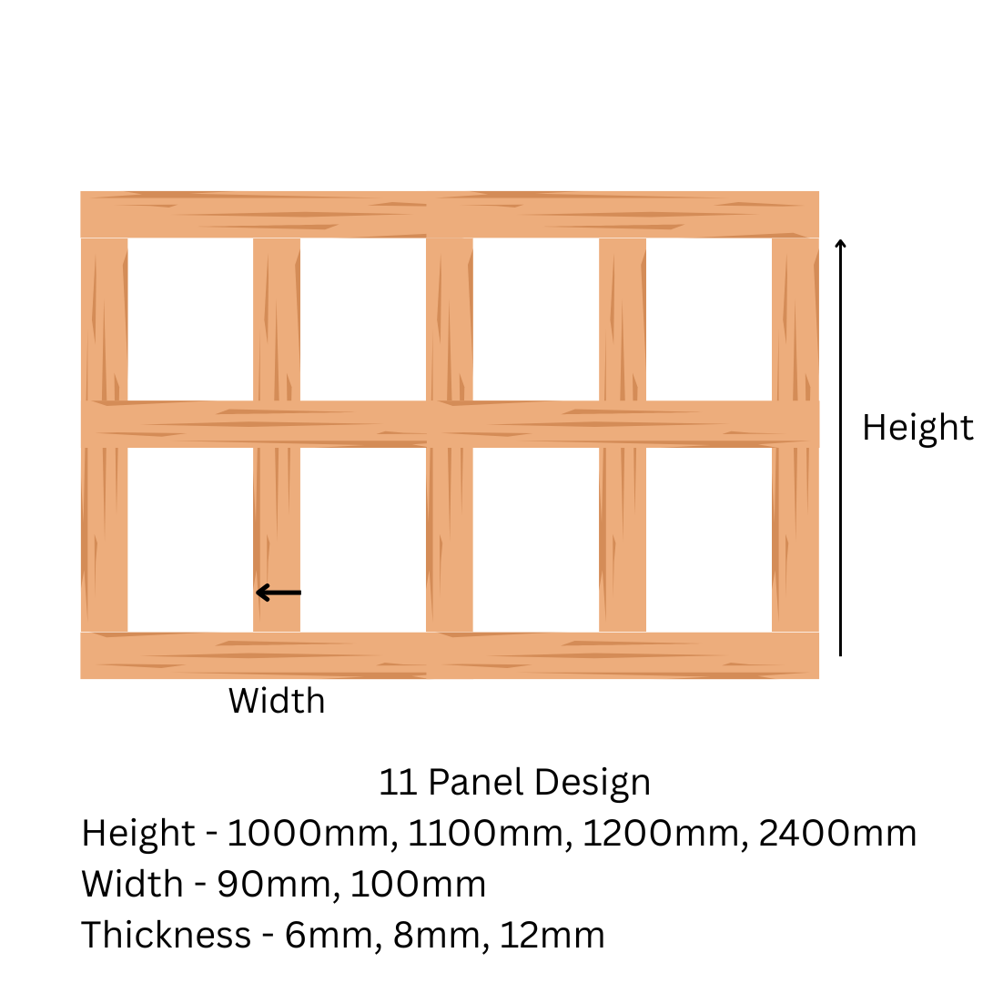 Traditional MDF Wall Panels - 12 mm Thickness