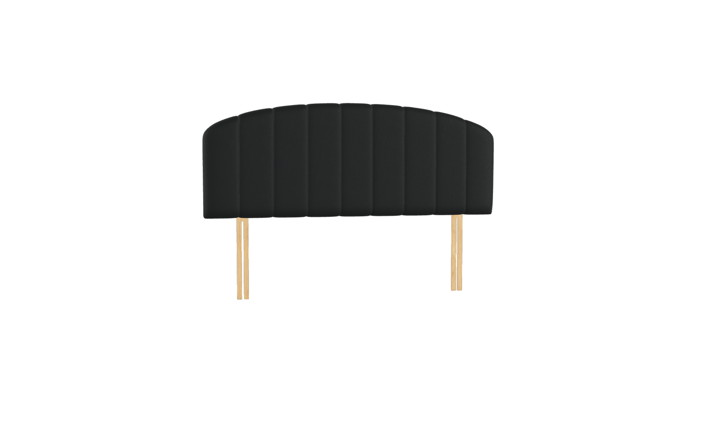 Celeste - Panelled Curved Headboard