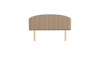 Celeste - Panelled Curved Headboard
