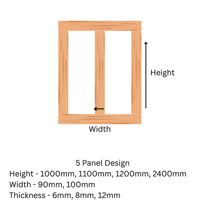 Traditional MDF Wall Panels - 6 mm Thickness