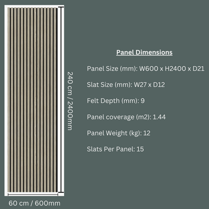 Acoustic Wood Panel - Autumn Wood