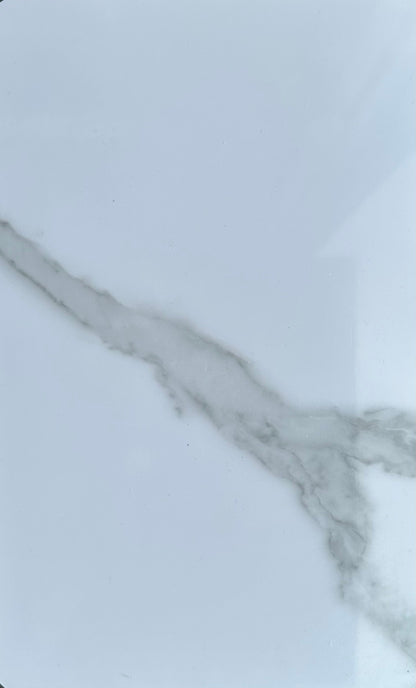 White & Grey Marble Panel - Palida Blanco