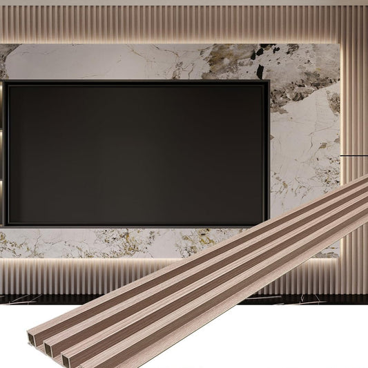 Oak WPC Slat Panel