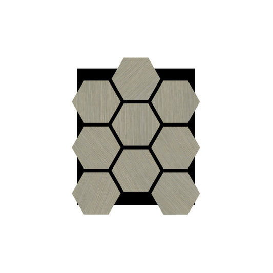 Acoustic Honeycomb Wood Panel - Silver Walnut