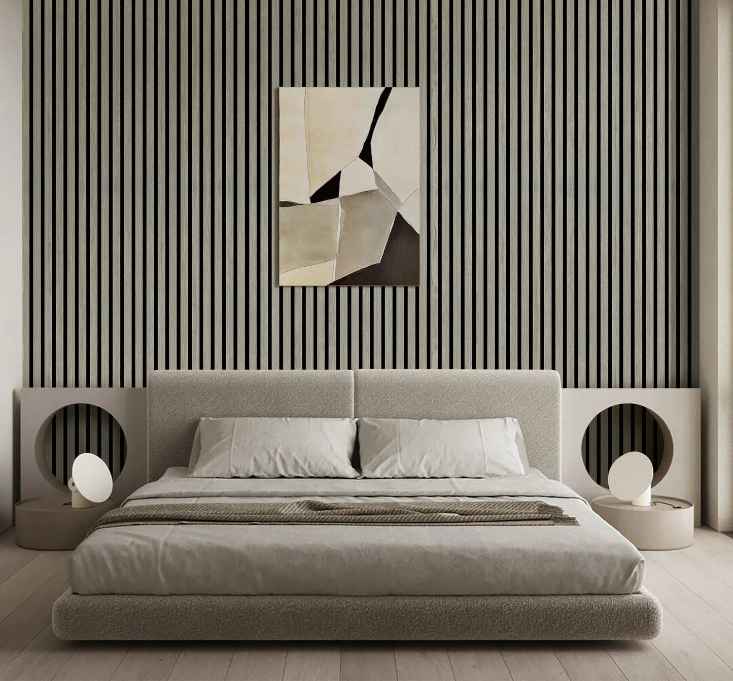 Acoustic Wide Wood Panel - Silver Walnut