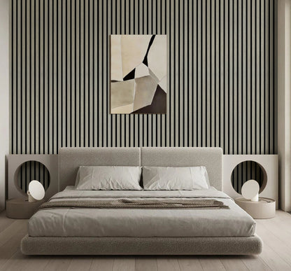 Acoustic Wide Wood Panel - Silver Walnut