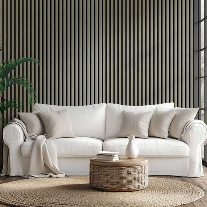 Acoustic Wide Wood Panel - Silver Walnut