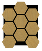 Acoustic Honeycomb Wood Panel - Teak