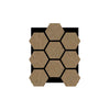 Acoustic Honeycomb Wood Panel - Walnut