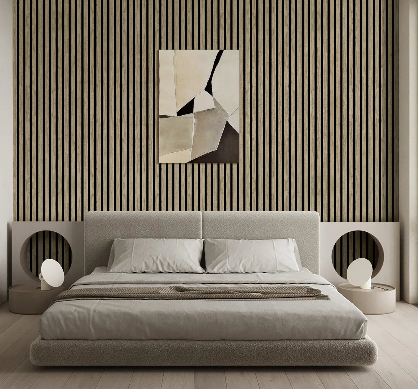 Acoustic Wide Wood Panel - Walnut