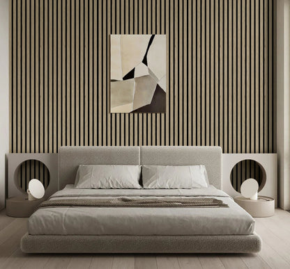 Acoustic Wide Wood Panel - Walnut