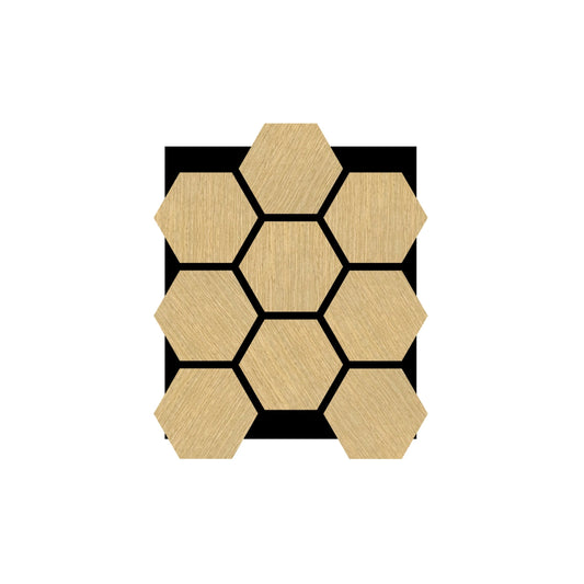 Acoustic Honeycomb Wood Panel - White Oak