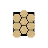 Acoustic Honeycomb Wood Panel - White Oak