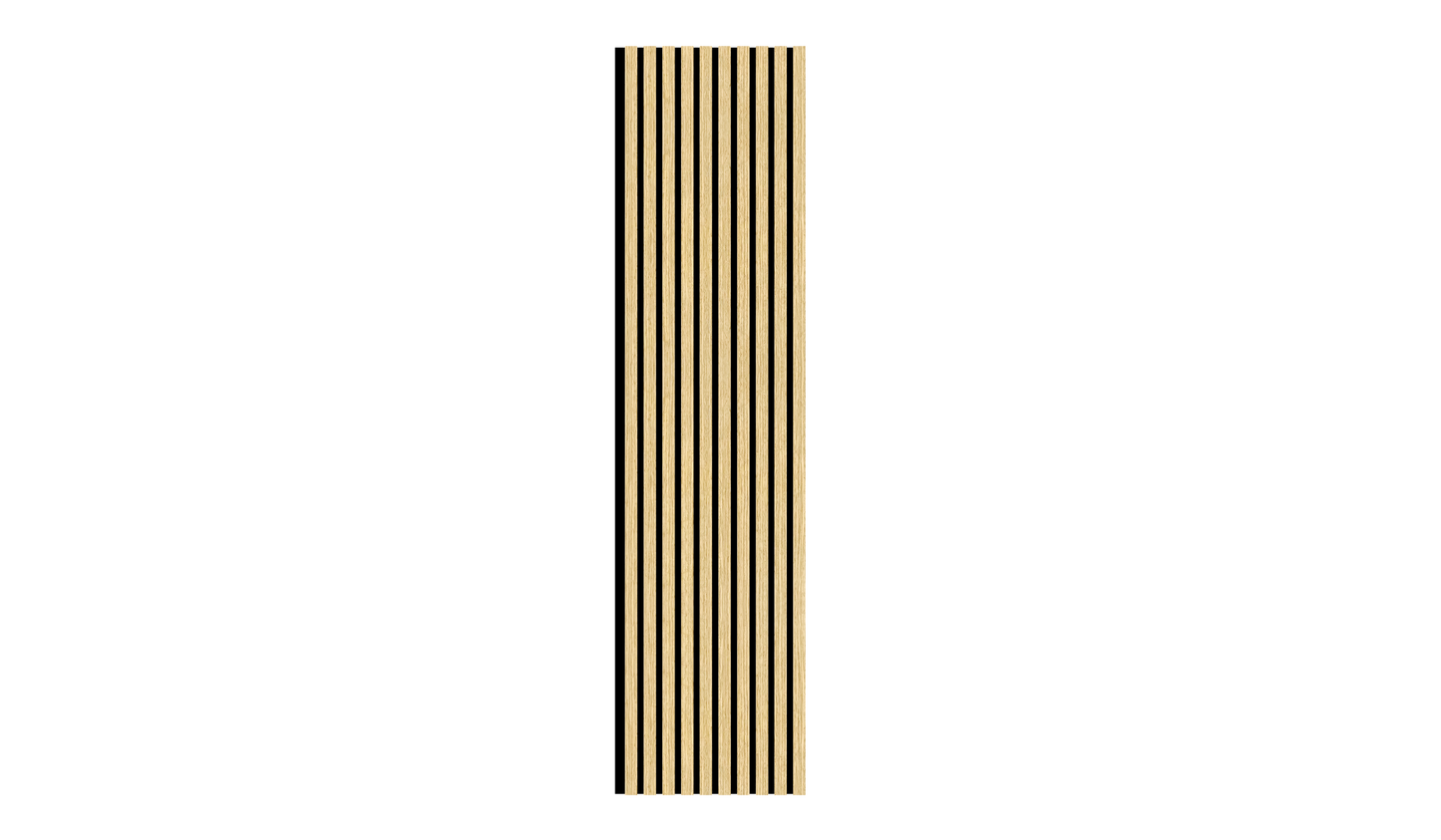 Acoustic Wide Wood Panel - White Oak