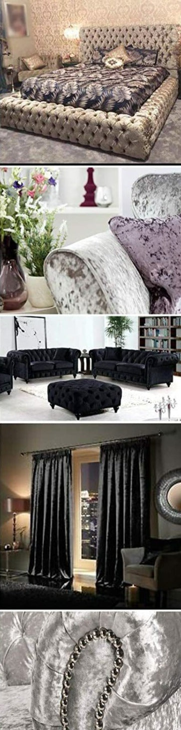 Crushed Velvet Fabric - Sample